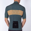 GENEBE SHETLAND JERSEY - SHORT SLEEVE - GREEN/MUSTARD, GREEN, hi-res-1