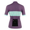LUSAAN WOMAN SHETLAND  JERSEY - SHORT SLEEVE - MINT/PURPLE, VIOLET, hi-res-1