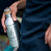 ALUMINIUM VINTAGE WATER BOTTLE, SILVER, hi-res-1