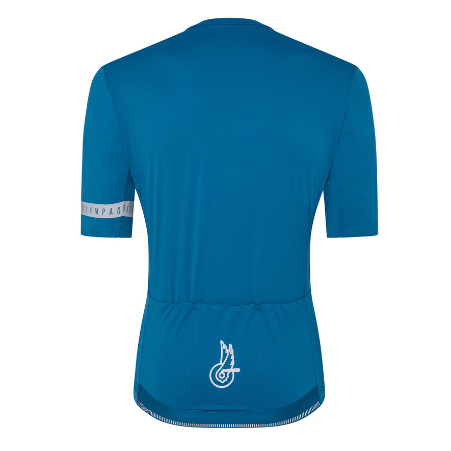DREAM BIGGER RACE JERSEY - SHORT SLEEVE - SILVER, BLUE, hi-res-1