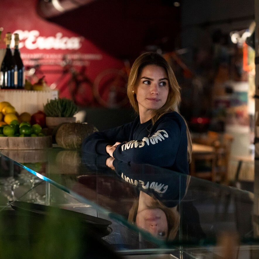 SWEATSHIRT BLUE, BLUE, hi-res-1