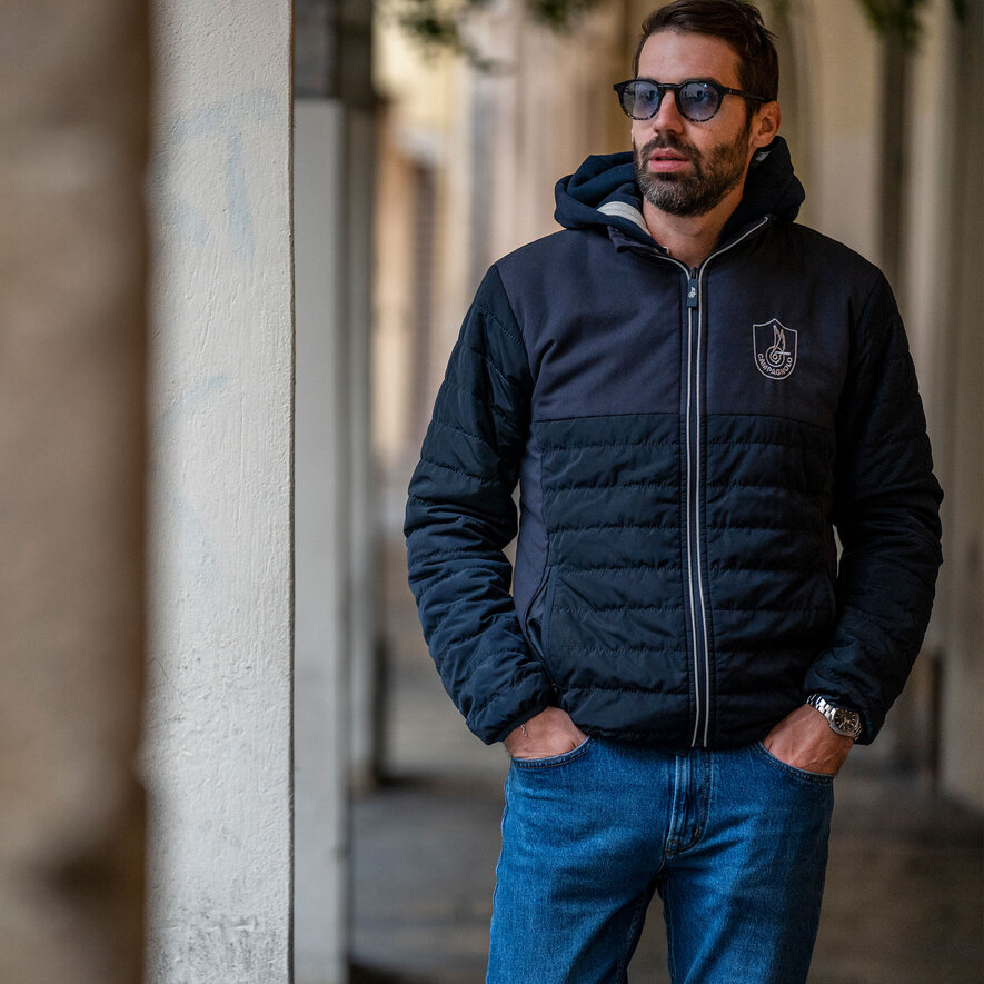 DOWN JACKET BLUE, BLUE, hi-res-1