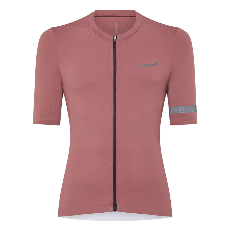DREAM BIGGER RACE JERSEY - SHORT SLEEVE - SILVER, TERRACOTTA, hi-res-1