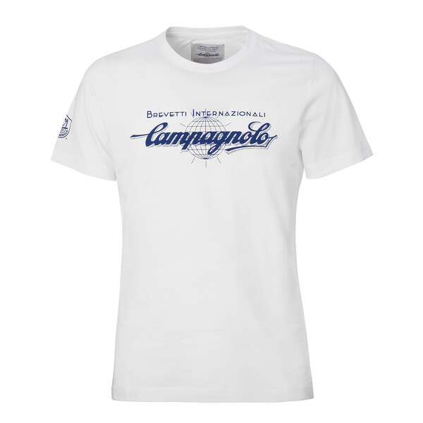 White CAMPAGNOLO BREVETTI INTERNAZIONALI UNISEX T-SHIRT - Campagnolo S.r.l.