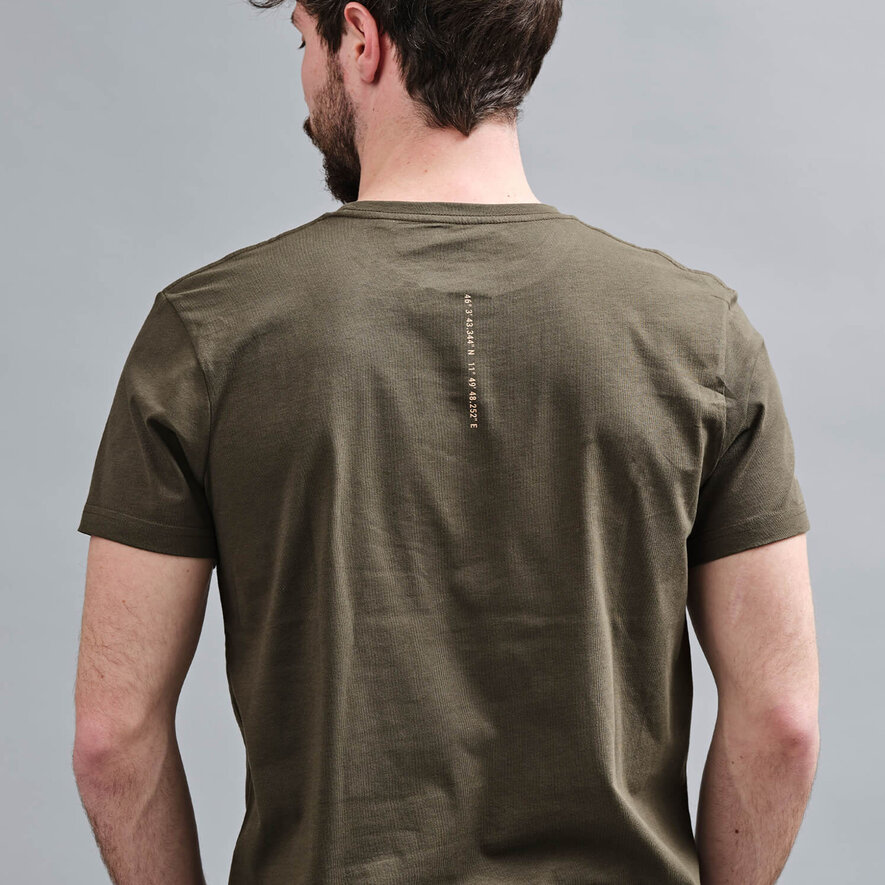 T-SHIRT MAN LOGO - KAKI, KAKI, hi-res-1