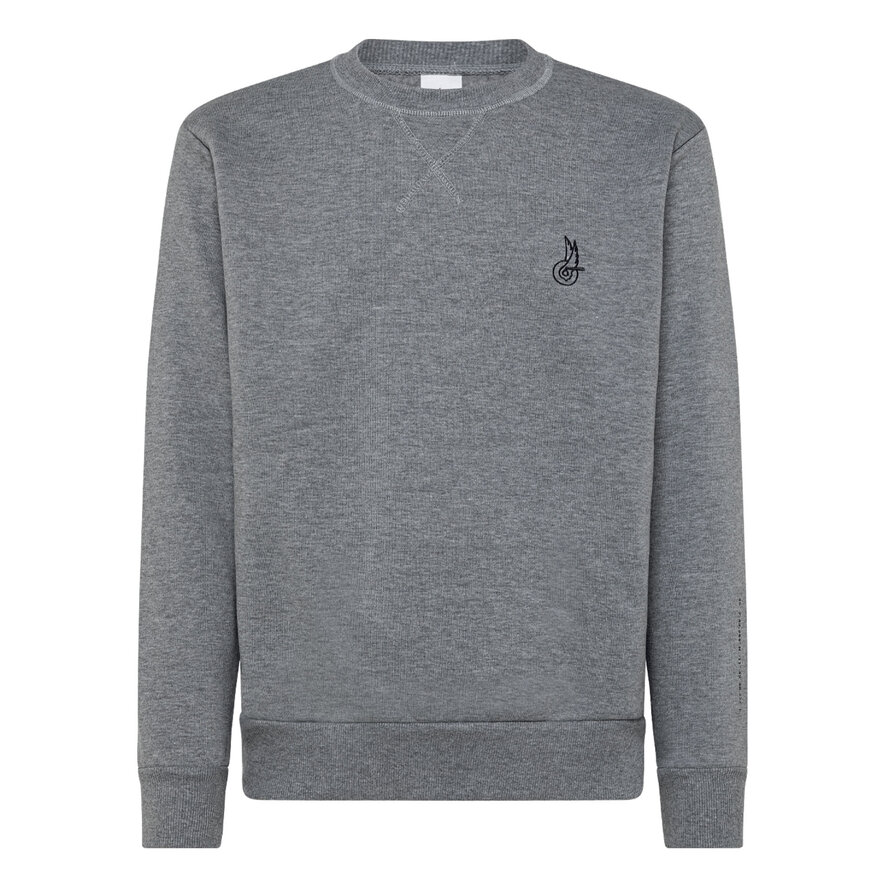 SWEATSHIRT LOGO - BLUE, GRIGIO, hi-res-1