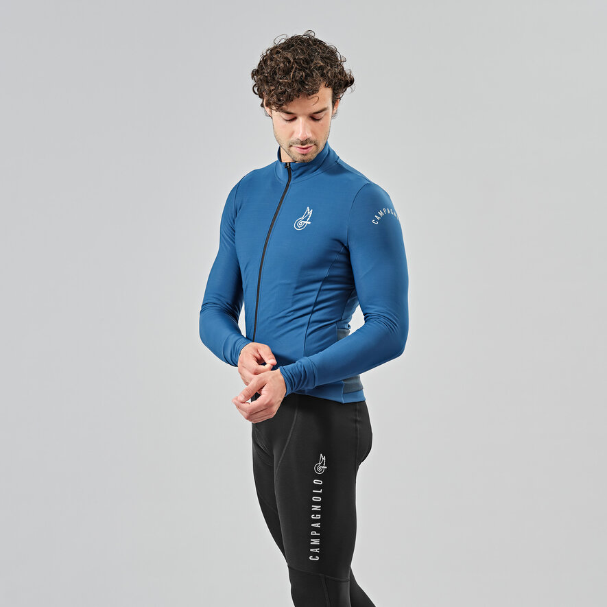 DREAM BIGGER THERMAL JERSEY - LONG SLEEVE - FOREST GREEN, BLUE, hi-res-1