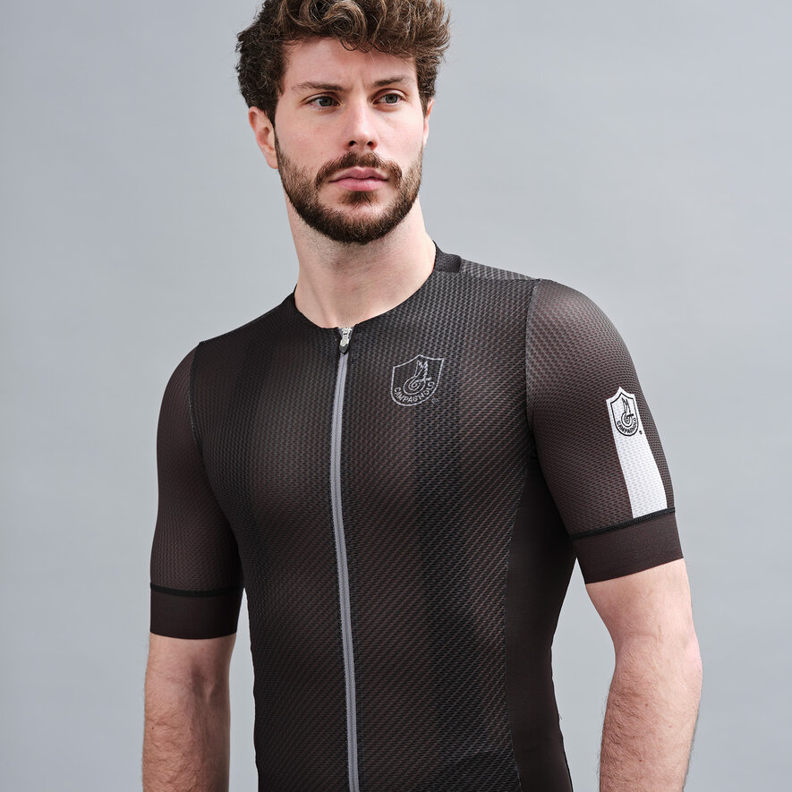 OSSIGENO JERSEY - SHORT SLEEVE - BLACK, BLACK, hi-res-1