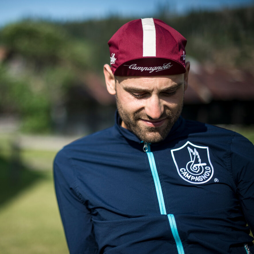 CYCLING CAP - YELLOW ITA, BORDEAUX, hi-res-1