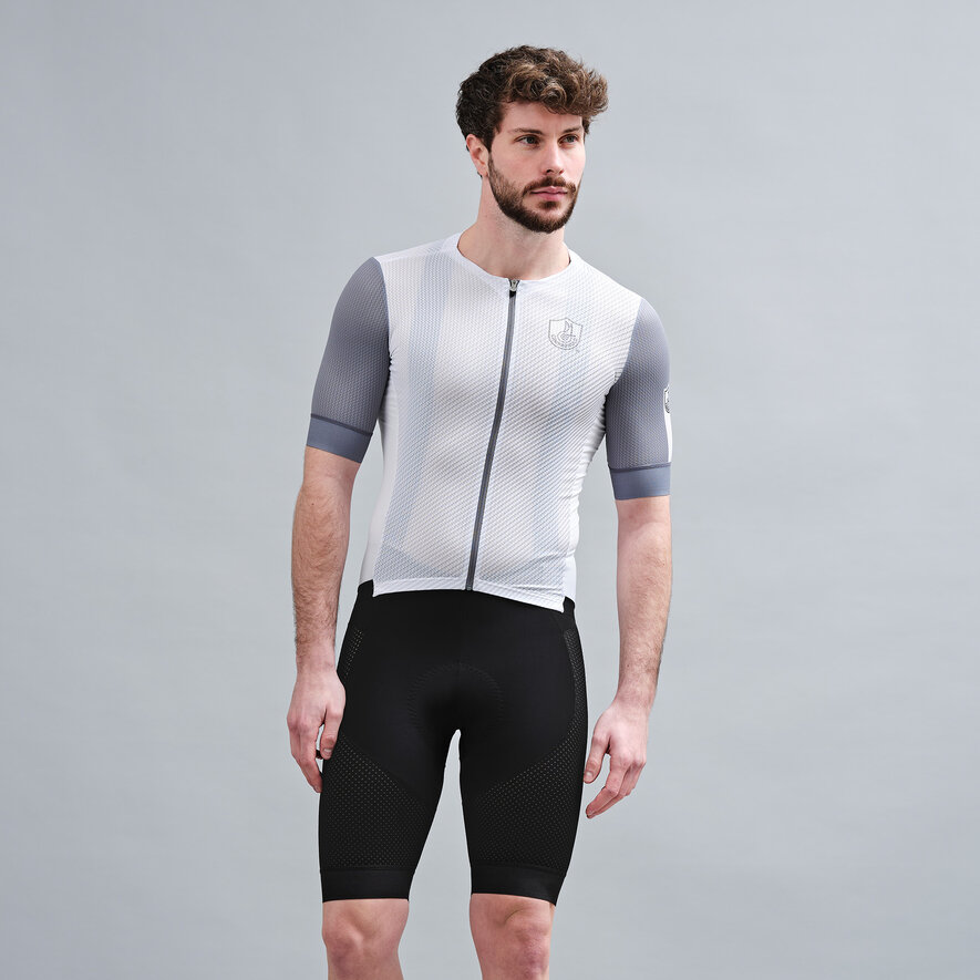 OSSIGENO JERSEY - SHORT SLEEVE - BLACK, GREY, hi-res-1