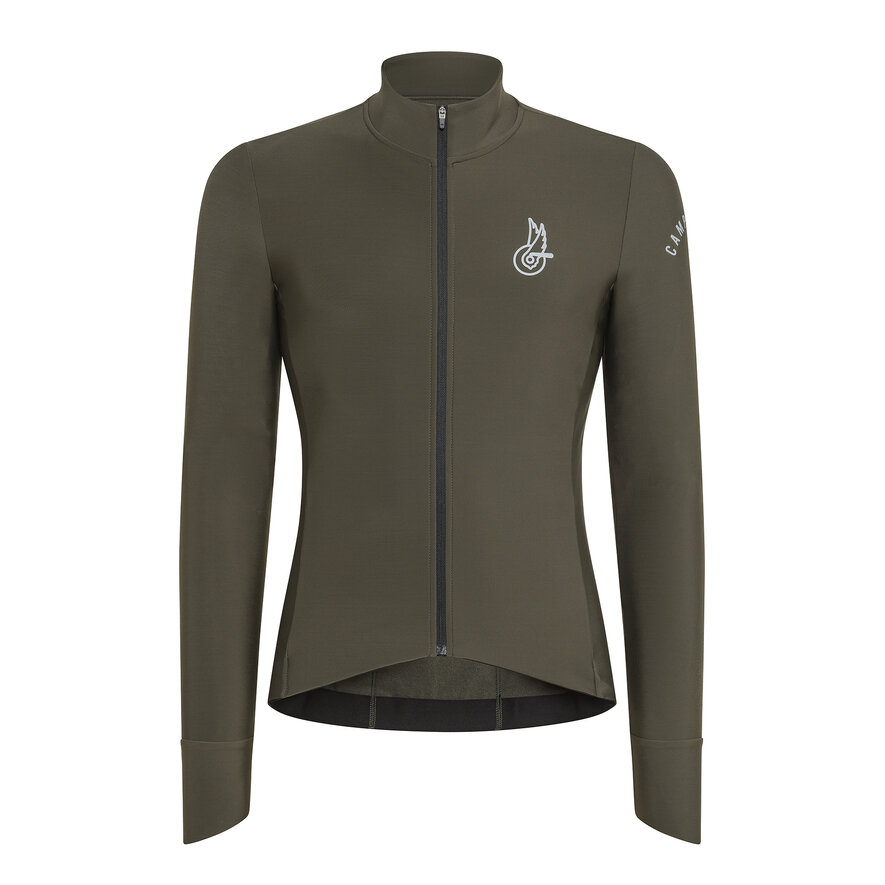 DREAM BIGGER THERMAL JERSEY - LONG SLEEVE - FOREST GREEN, GREEN, hi-res-1