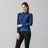 CROCE D AUNE WOMAN THERMAL JERSEY - LONG SLEEVE - DARK BLUE, BLU, hi-res-1
