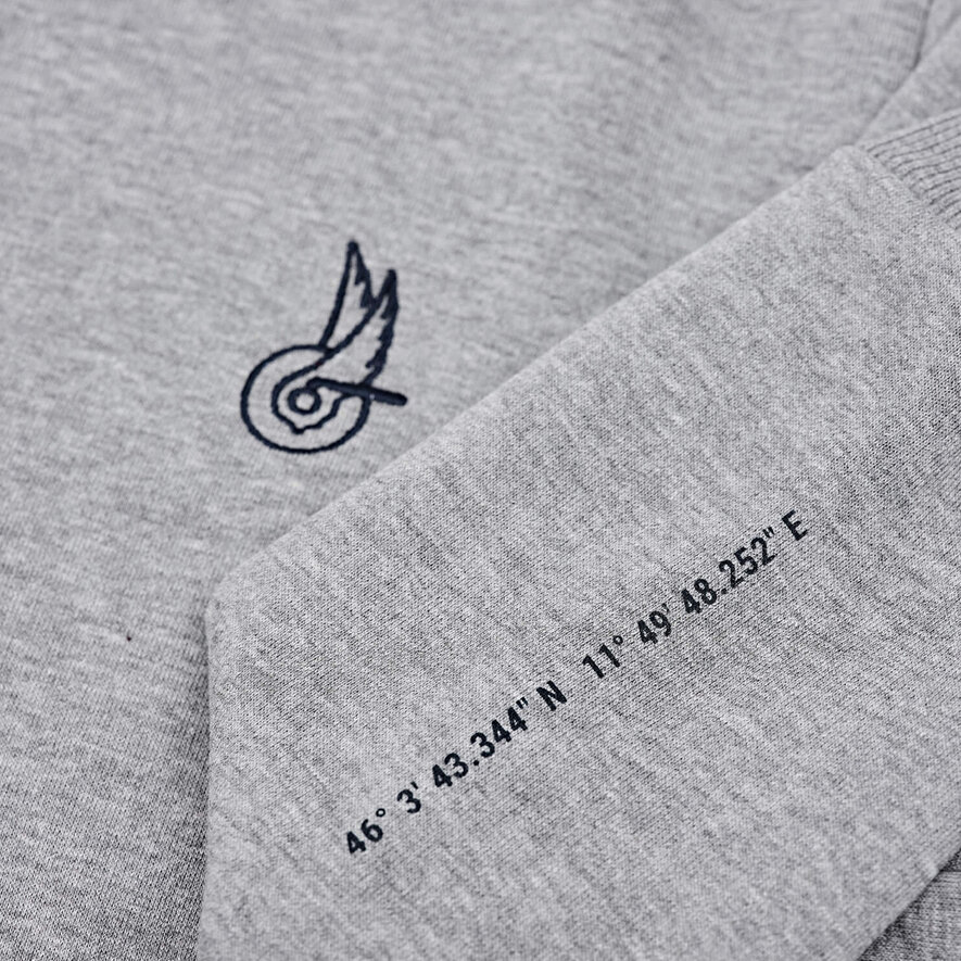 SWEATSHIRT LOGO - BLUE, GRIGIO, hi-res-1