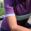LUSAAN WOMAN SHETLAND  JERSEY - SHORT SLEEVE - MINT/PURPLE, VIOLET, hi-res-1