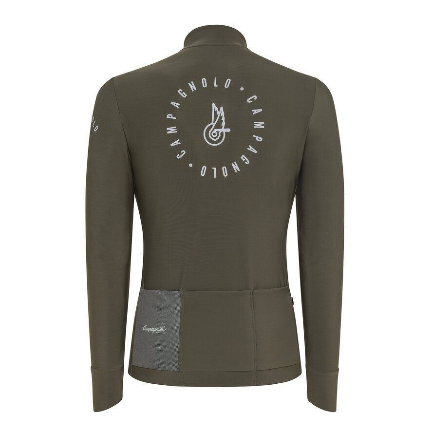 DREAM BIGGER THERMAL JERSEY - LONG SLEEVE - FOREST GREEN, GREEN, hi-res-1