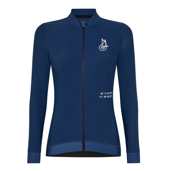 Blue CROCE D'AUNE WOMAN THERMAL JERSEY - Campagnolo S.r.l.