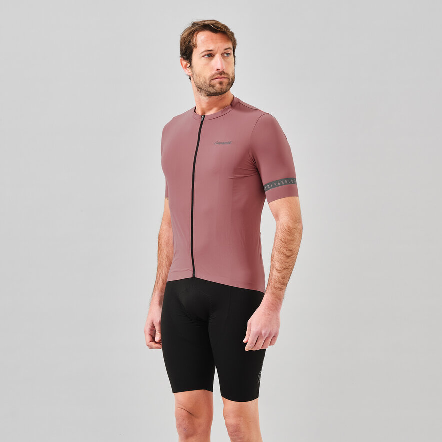 DREAM BIGGER RACE JERSEY - SHORT SLEEVE - SILVER, TERRACOTTA, hi-res-1