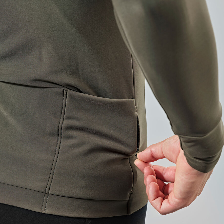 DREAM BIGGER THERMAL JERSEY - LONG SLEEVE - FOREST GREEN, GREEN, hi-res-1