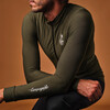 CROCE D AUNE THERMAL JERSEY - LONG SLEEVE - DARK BLUE, GREEN, hi-res-1