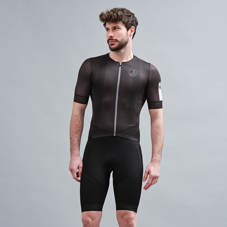 OSSIGENO JERSEY - SHORT SLEEVE - BLACK, BLACK, hi-res-1