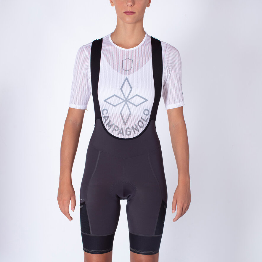 SKADA WOMAN BIB - SHORT - GREY, GRIS, hi-res-1