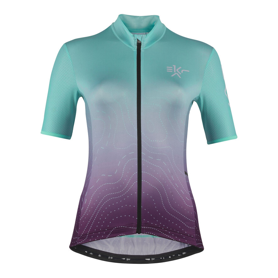 ROBAAN WOMAN JERSEY - SHORT SLEEVE - MINT/PURPLE, VIOLET, hi-res-1