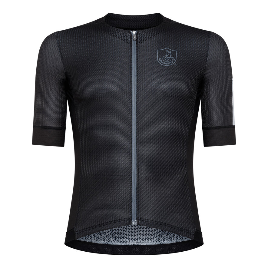 OSSIGENO JERSEY - SHORT SLEEVE - BLACK, BLACK, hi-res-1