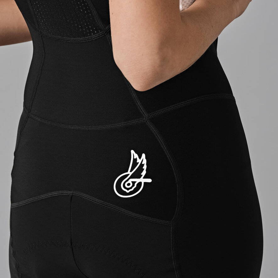 CROCE D AUNE WOMAN WINTER BIB - TIGHT - BLACK, BLACK, hi-res-1