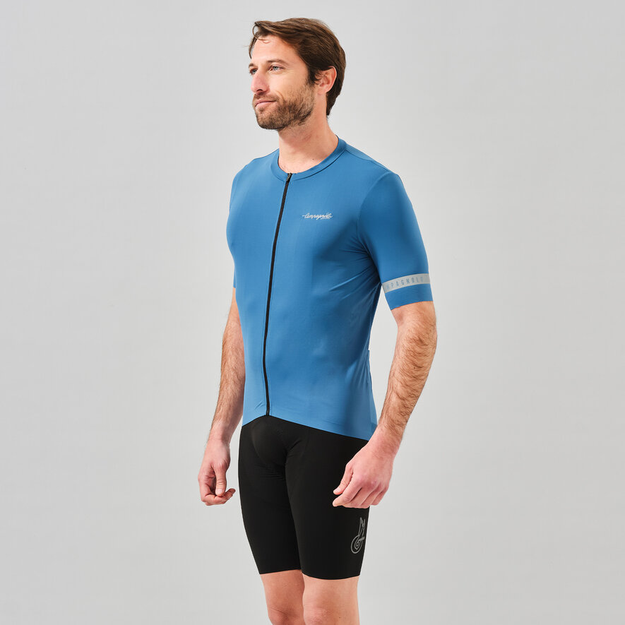 DREAM BIGGER RACE JERSEY - SHORT SLEEVE - SILVER, BLUE, hi-res-1