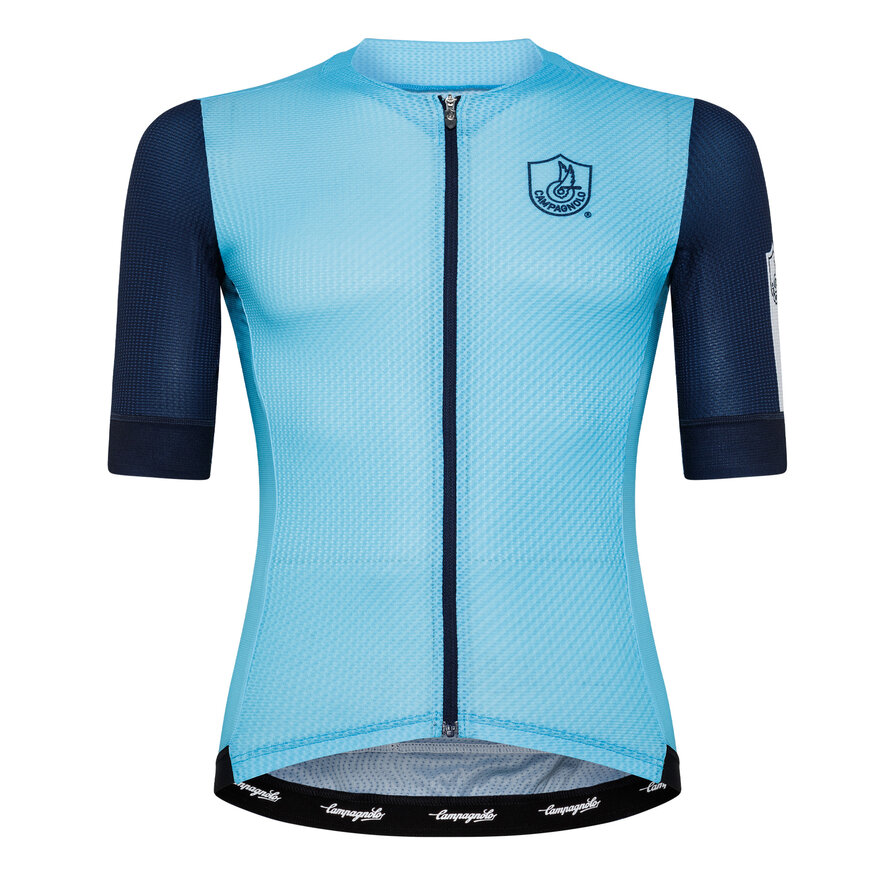 OSSIGENO JERSEY - SHORT SLEEVE - BLACK, LIGHT BLUE, hi-res-1
