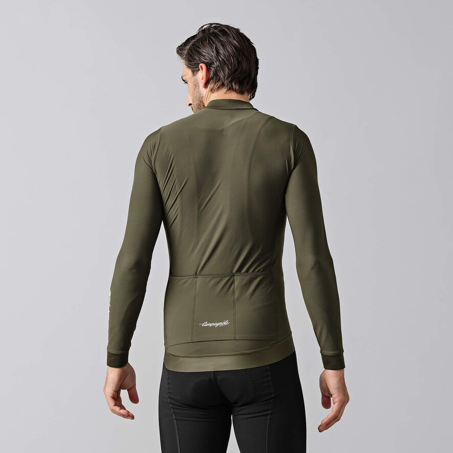 CROCE D AUNE THERMAL JERSEY - LONG SLEEVE - DARK BLUE, GREEN, hi-res-1