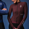 CROCE D AUNE WOMAN THERMAL JERSEY - LONG SLEEVE - DARK BLUE, BORDEAUX, hi-res-1