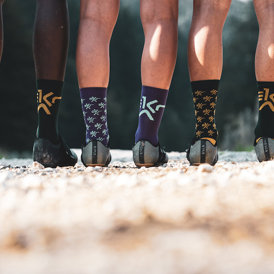 KUNKEN SOCKS - GREEN/MUSTARD, VERDE, hi-res-1